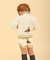 Cardigan Infantil Maillard Off White - comprar online