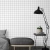 Papel de Parede Adesivo Lavável Geométrico Grid Preto e Branco - GM180092