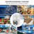 Câmera de segurança Wifi Icsee, ideal para vigilância, com controle PTZ e alta qualidade de imagem, permitindo rotação de 360 graus.
