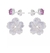 Brinco Madrepérola Flor Pink - comprar online
