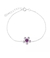 Pulseira de Flor Pérola com Pink