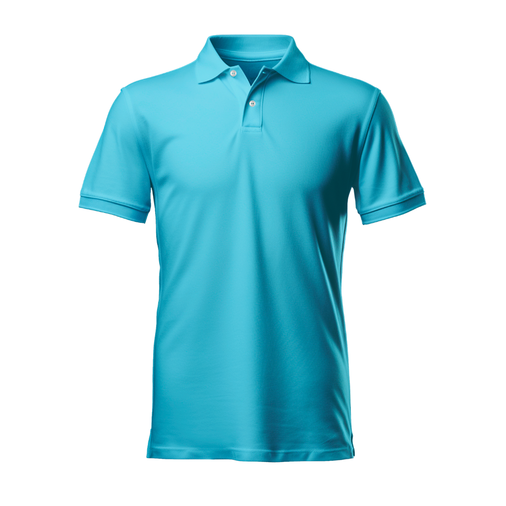 Camisa polo color turquesa store