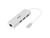 NISUTA Docking USB C 3.1 a red, USB C y Hub 2 puertos USB 3.0