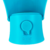 Botella de Agua con Dispenser de alimento - Plegable - Celeste