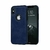 Capa Couro para iPhone - Azul Modelo do iPhone:16 plus - loja online