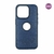 Capa Couro para iPhone - Azul Modelo do iPhone:16 plus - loja online