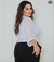 Blusa de renda transpassada - comprar online
