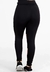 Calça Detalhe Transparente Legging Fitness Preto Rosê | REF: LX102 - Easy Look