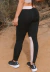Calça Faixa Chocolate Cintura e Perna Legging Fitness Preto | REF: LC53 - comprar online