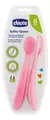 CHICCO SOFTLY SPOON +6 M ROSA X 2 CUCHARA - comprar online