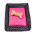 Cama Pet Simples Pop Pequena - Preta Pink - comprar online