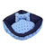 Cama Pet de Canto Luna Top Grande - Realeza Azul - comprar online