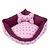 Cama Pet de Canto Luna Top Grande - Realeza Rosa