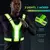 Equipo de Chaleco para Correr Reflectante LED, Chaleco Iluminado para Correr por la Noche, USB Recargable, hasta 11 Horas de Luz con Cintura/hombro Aj - tienda en línea