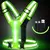Equipo de Chaleco para Correr Reflectante LED, Chaleco Iluminado para Correr por la Noche, USB Recargable, hasta 11 Horas de Luz con Cintura/hombro Aj