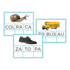 TARJETAS TRISILÁBICAS