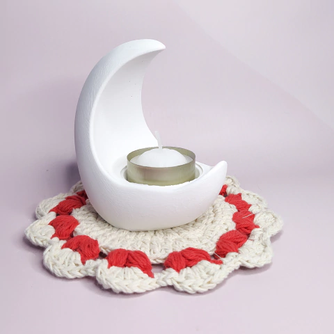 Portavela Luna "Reflejo Nocturno" - comprar online