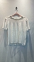 Camiseta com pedrarias Zara