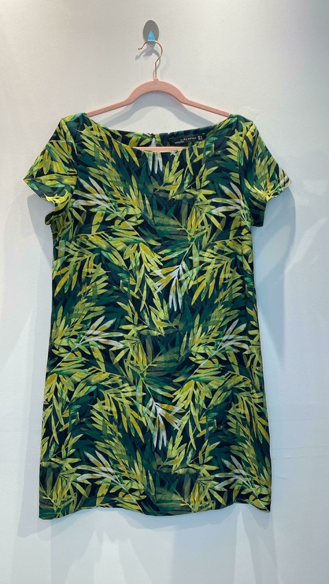 Vestido floresta Zara