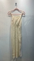 Vestido areia Zara