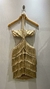 Vestido mini fringe PATBO