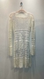 Vestido manga longa crochê - comprar online