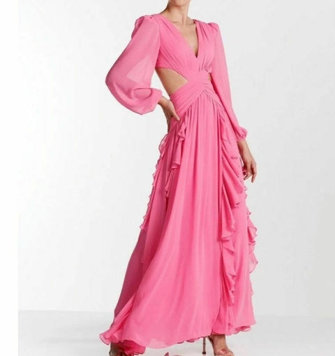 Vestido manga bufante PATBO