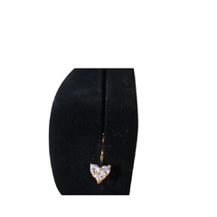 Piercing de Umbigo formato Coração Aço Inox dourado - comprar online