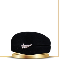 Piercing de Orelha Com Detalhes em Brilhantes Aço Inox - comprar online