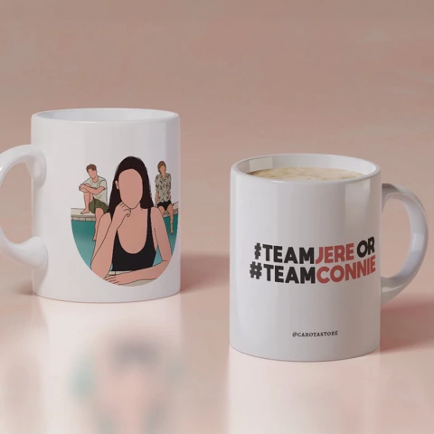 Caneca #TeamJere or #TeamConnie - O Verão Que Mudou Minha Vida