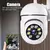 A7 câmera de monitoramento sem fio 360 graus intercom 1080p câmera de segurança em casa remoto hd visão noturna monitor câmera casa inteligente - Galpão Essencial