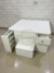 Combo Pedicura - Tarima cajón/porta esmaltes + Escalón + Sillón Cubo - Florencia Mesas de Manicuria