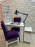 Combo Mesa Madera c/Vidrio + Porta + 2 Silla + Lámpara + Aux. Ch. - comprar online