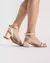 Informações Sandália Feminina com fivela e com seu lindo saltinho de 5cm de altura. Material Sintetico Solado PVC SALVAR FOTO 1 SALVAR FOTO 2 SAL - Q Queiroz