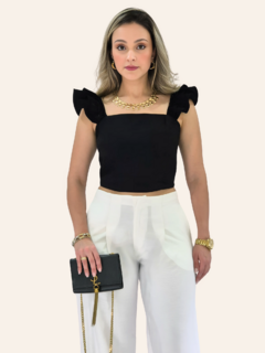 Cropped Babado Trendy