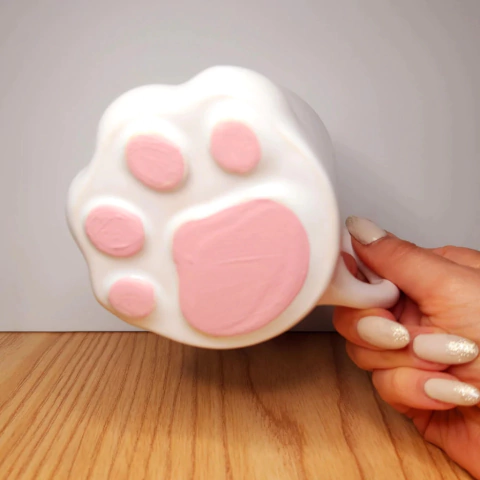 TAZA PATITA BLANCO - comprar online