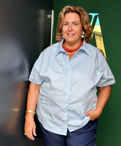 Camisa Plus Size Tricoline MC 7921