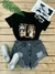 Conjunto feminino jeans