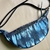 Bolsa Lua - pintura azul - Keta Gonzalez Couro