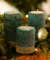 Trio de Velas Cilíndricas - Decoração Natalina - comprar online