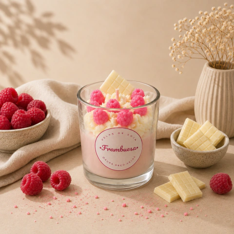 Vela Postre Frambuesa