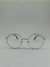 Óculos Carol Round - clip on - dourado - loja online