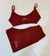 Conjunto fitness cereja
