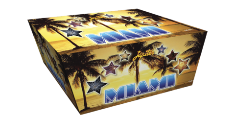 Torta MIAMI - 100 Tiros Abanicada con Nuevos Colores y Final Cracker