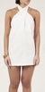 Vestido cruzado branco