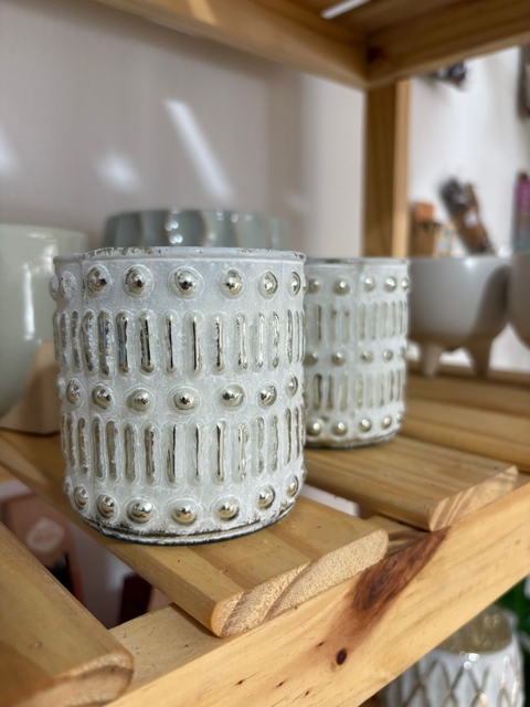 Portavela de vidrio N8