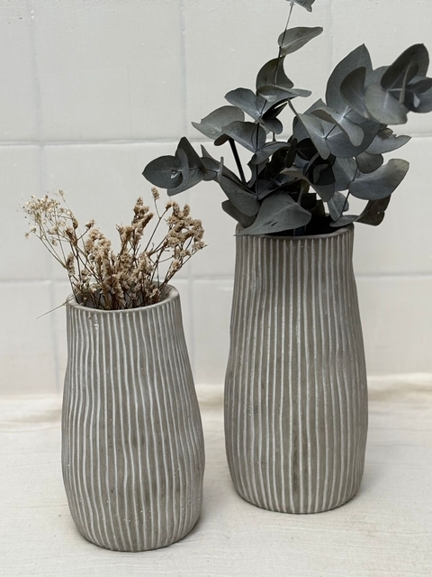 Jarrón cemento N18 - comprar online