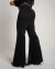 CALÇA PAOLA DE FRANJAS PRETA - comprar online