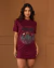 MAXI T-SHIRT LONG LIVE COWGIRL - MARSALA - comprar online