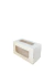 Caja para cupcake x2 blanco / maule